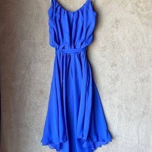 Purple High low Dress